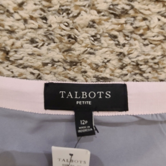 Talbots Buffalo Plaid Wool Blend Skirt Pink And Gray Size 12P Petite NWT - Picture 2 of 11